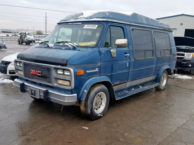 1GDEG25K4RF504919 - 1994 GMC RALLY WAGO BLUE photo 2