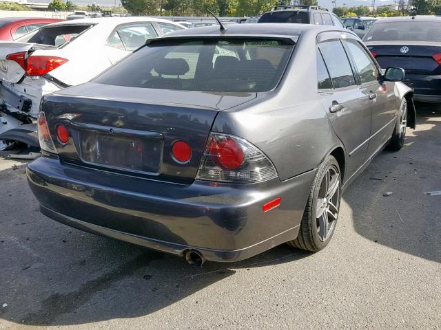 JTHBD182210020923 - 2001 LEXUS IS 300 CHARCOAL photo 4