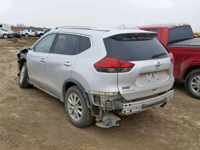 KNMAT2MV0HP520070 - 2017 NISSAN ROGUE S SILVER photo 3