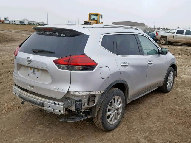 KNMAT2MV0HP520070 - 2017 NISSAN ROGUE S SILVER photo 4