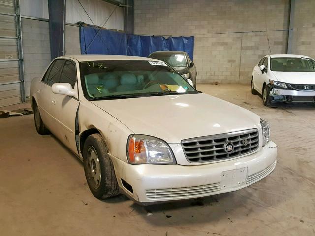 1G6KE54Y71U117336 - 2001 CADILLAC DEVILLE DH CREAM photo 1