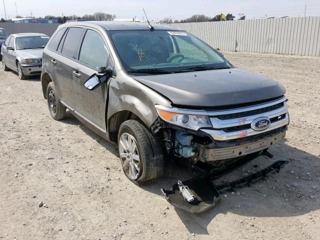 2FMDK3JC6CBA40197 - 2012 FORD EDGE SEL GREEN photo 1