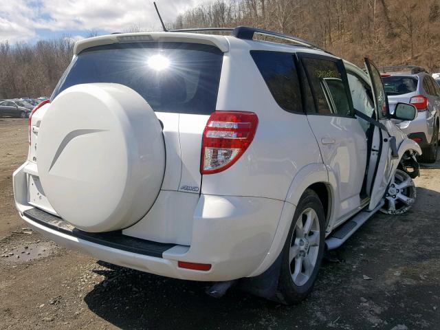 2T3DF4DV1CW210586 - 2012 TOYOTA RAV4 LIMIT WHITE photo 4