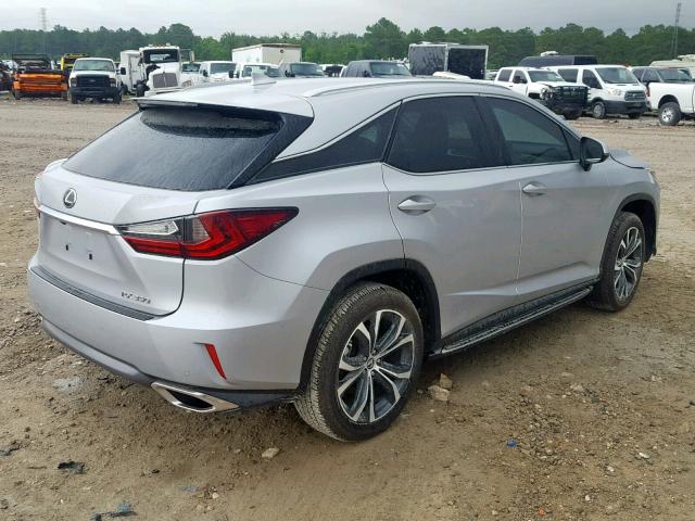 2T2ZZMCA0JC101809 - 2018 LEXUS RX 350 SILVER photo 4