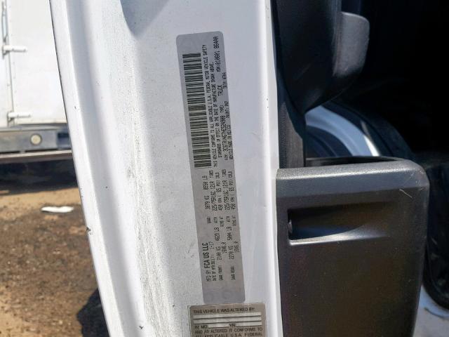 3C6TRVNG7HE524908 - 2017 RAM PROMASTER 白色 照片 10