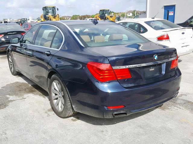 WBAKB83569CY59773 - 2009 BMW 750 LI BLUE photo 3