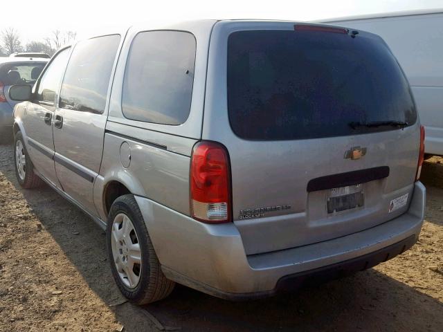 1GNDV23197D106685 - 2007 CHEVROLET UPLANDER L 银色 照片 3
