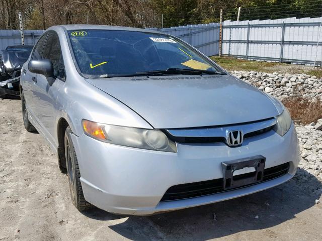 2HGFA16278H105066 - 2008 HONDA CIVIC DX SILVER photo 1