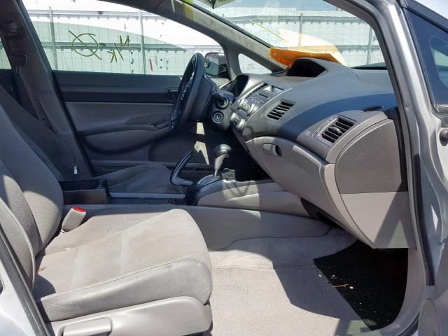 2HGFA16278H105066 - 2008 HONDA CIVIC DX SILVER photo 5