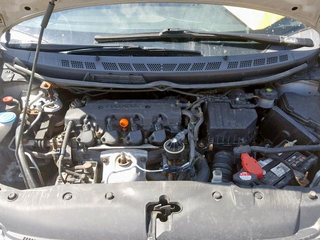 2HGFA16278H105066 - 2008 HONDA CIVIC DX SILVER photo 7