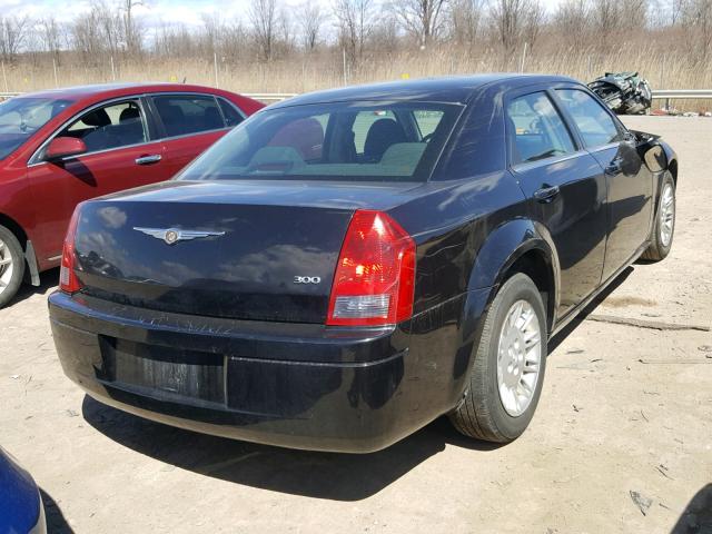 2C3KA43R97H852073 - 2007 CHRYSLER 300 BLACK photo 4