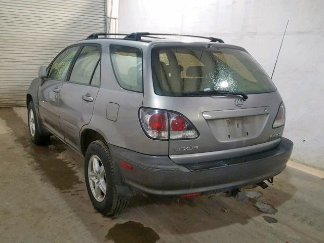 JTJHF10U810213335 - 2001 LEXUS RX 300 GRAY photo 3