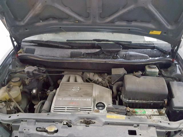 JTJHF10U810213335 - 2001 LEXUS RX 300 GRAY photo 7