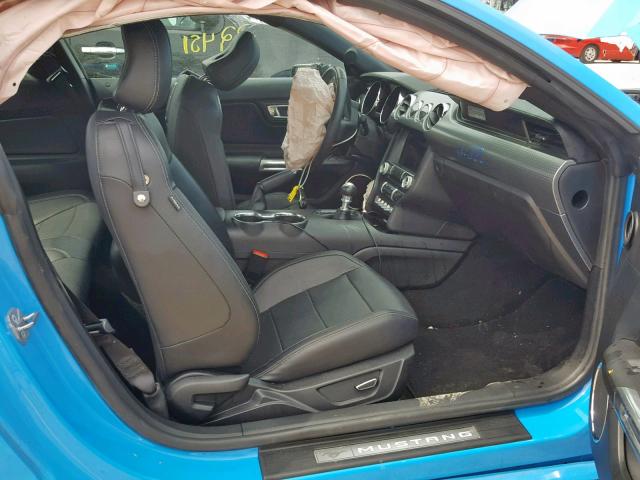 1FA6P8CF6H5323297 - 2017 FORD MUSTANG GT BLUE photo 5