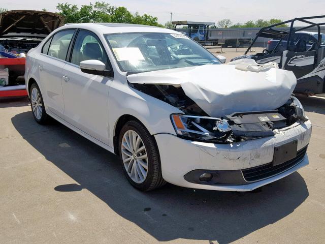 3VWLL7AJ3DM416158 - 2013 VOLKSWAGEN JETTA TDI WHITE photo 1