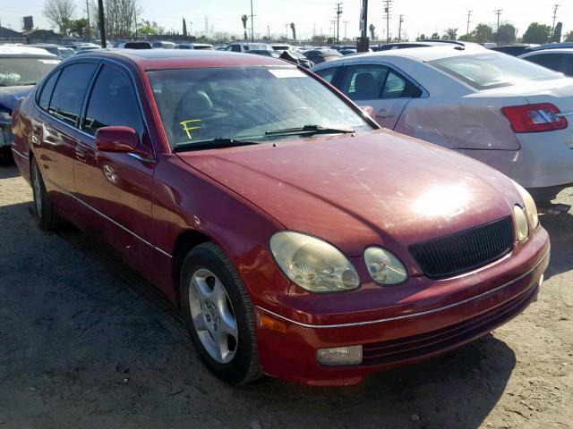 JT8BD68S9Y0086280 - 2000 LEXUS GS 300 RED photo 1