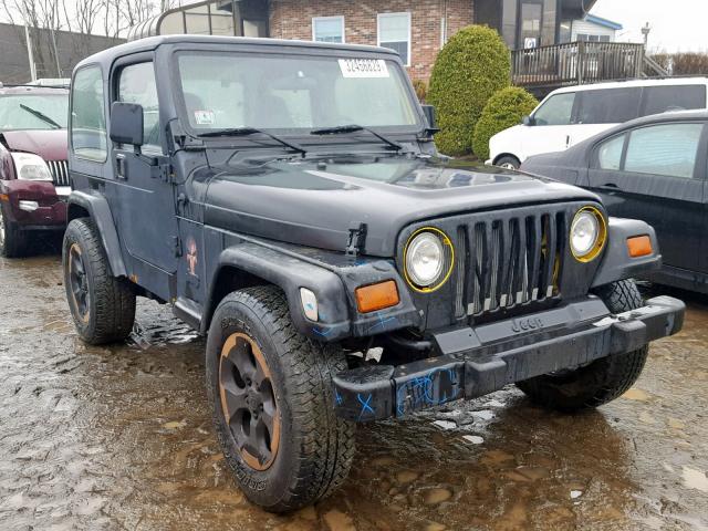 1J4FA39S92P727607 - 2002 JEEP WRANGLER / BLACK photo 1