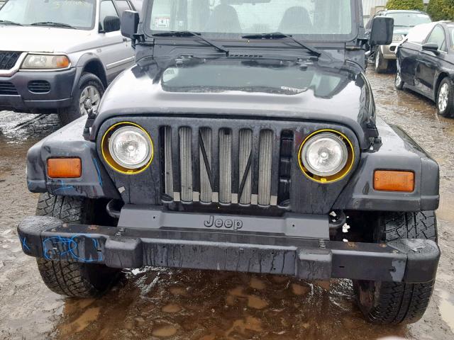 1J4FA39S92P727607 - 2002 JEEP WRANGLER / BLACK photo 9