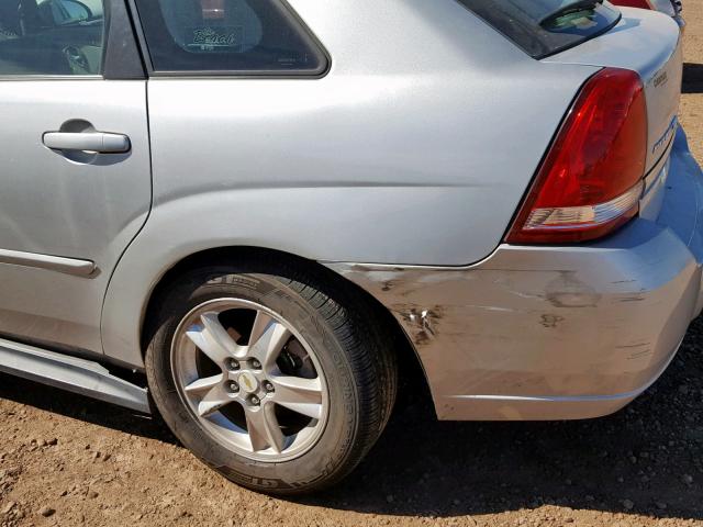 1G1ZT64845F238576 - 2005 CHEVROLET MALIBU MAX 银色 照片 9