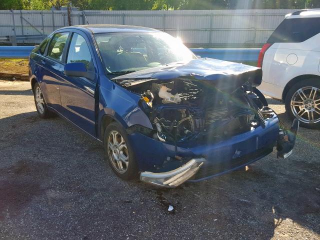 1FAHP36N59W214615 - 2009 FORD FOCUS SES BLUE photo 1