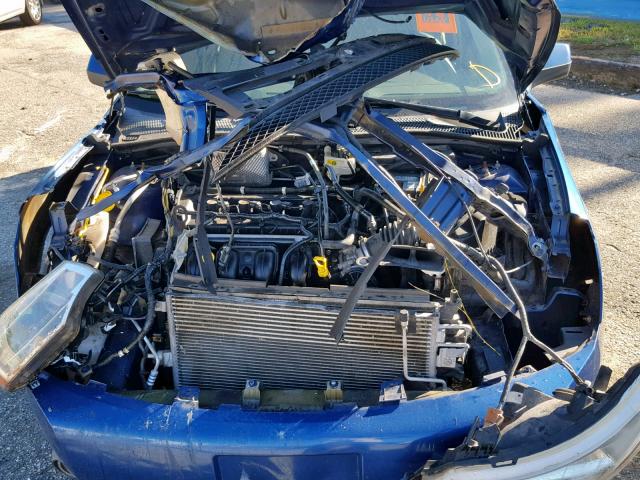 1FAHP36N59W214615 - 2009 FORD FOCUS SES BLUE photo 7