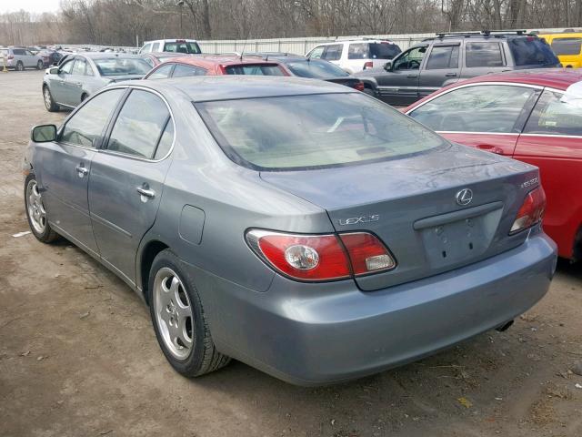 JTHBF30G630136495 - 2003 LEXUS ES 300 GRAY photo 3