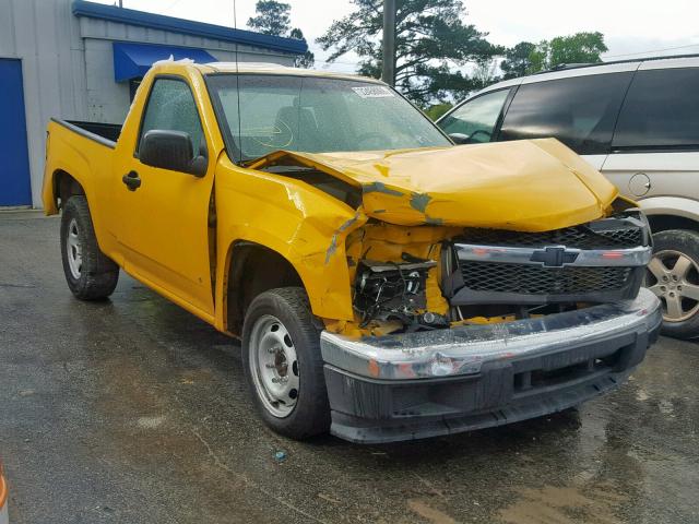 1GCCS149878195721 - 2007 CHEVROLET COLORADO YELLOW photo 1