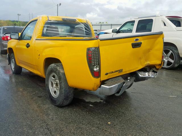 1GCCS149878195721 - 2007 CHEVROLET COLORADO YELLOW photo 3