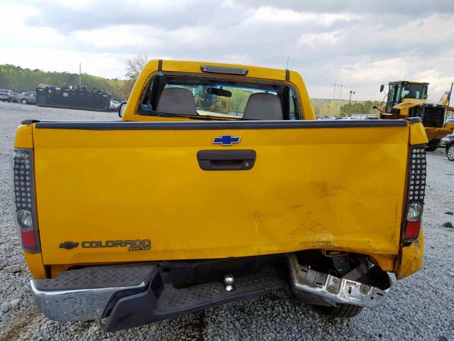 1GCCS149878195721 - 2007 CHEVROLET COLORADO YELLOW photo 6