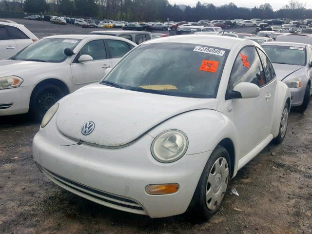 3VWBS21C81M407129 - 2001 VOLKSWAGEN NEW BEETLE თეთრი ფოტო 2