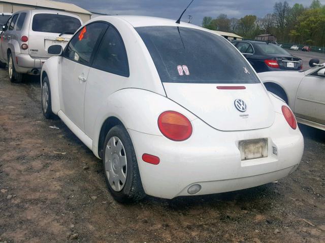 3VWBS21C81M407129 - 2001 VOLKSWAGEN NEW BEETLE თეთრი ფოტო 3