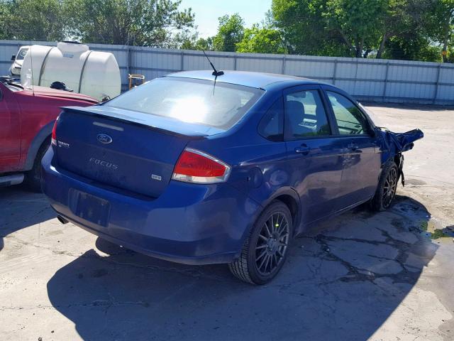 1FAHP36N79W263198 - 2009 FORD FOCUS SES BLUE photo 4