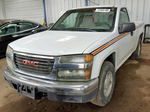 1GTCS149878206345 - 2007 GMC CANYON WHITE photo 2