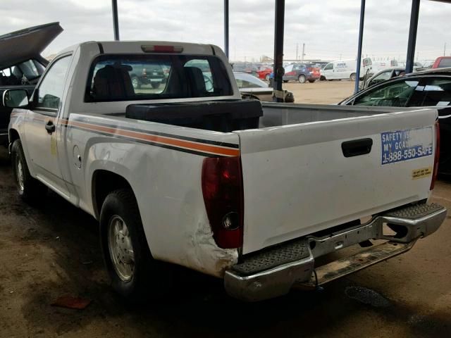 1GTCS149878206345 - 2007 GMC CANYON WHITE photo 3