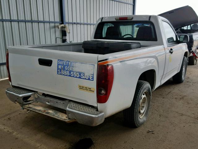 1GTCS149878206345 - 2007 GMC CANYON WHITE photo 4