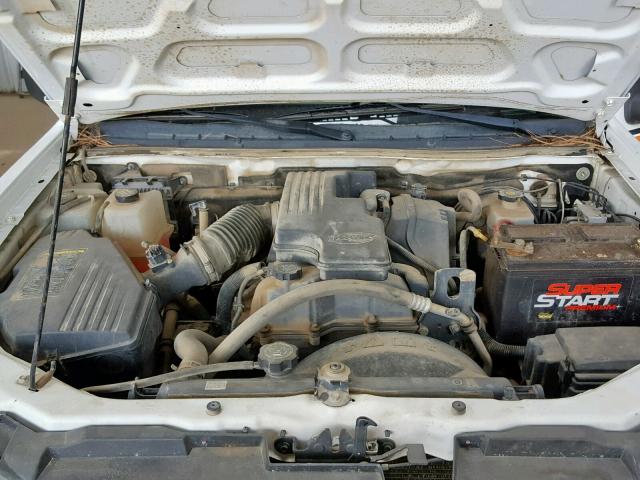 1GTCS149878206345 - 2007 GMC CANYON WHITE photo 7