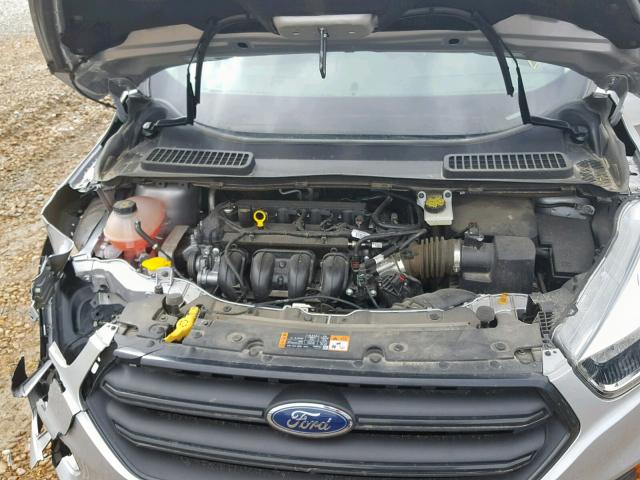 1FMCU0F74HUC59855 - 2017 FORD ESCAPE S SILVER photo 7