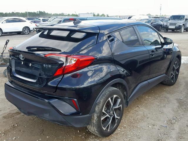 NMTKHMBX2JR024008 - 2018 TOYOTA C-HR XLE BLACK photo 4