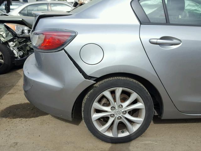 JM1BL1S60A1303556 - 2010 MAZDA 3 S GRAY photo 9