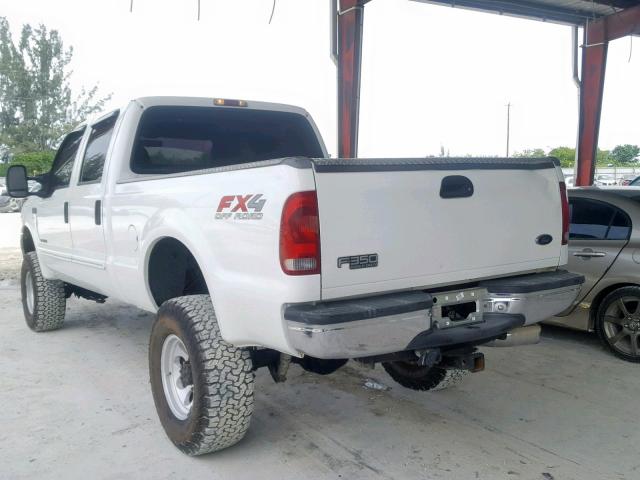 1FTSW31F8YEB93086 - 2000 FORD F350 SRW S WHITE photo 3