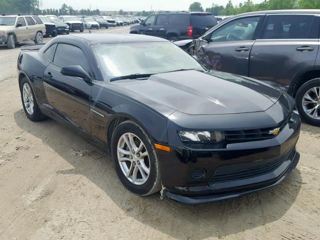 2G1FB1E39F9167137 - 2015 CHEVROLET CAMARO LS BLACK photo 1