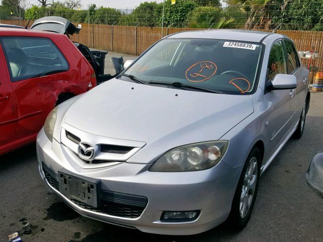 JM1BK344891210564 - 2009 MAZDA 3 S SILVER photo 2