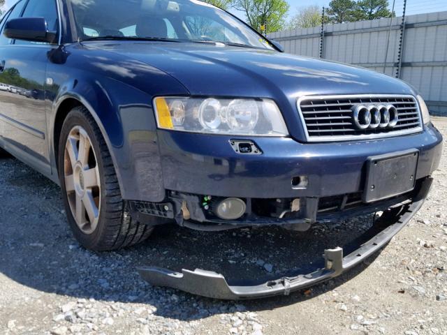 WAUVT68E54A035873 - 2004 AUDI A4 3.0 AVA BLUE photo 9