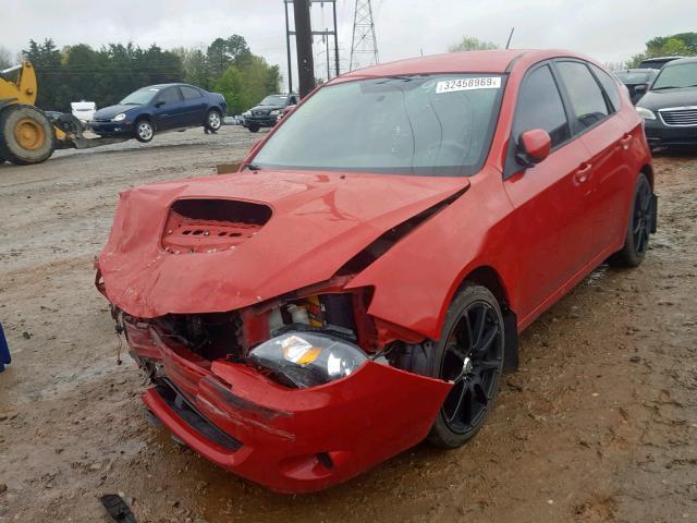 JF1GH74658G809159 - 2008 SUBARU IMPREZA WR RED photo 2