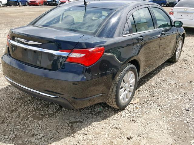 1C3CCBAB8DN734530 - 2013 CHRYSLER 200 LX BLACK photo 4