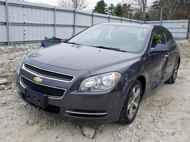 1G1ZC5E0XCF250313 - 2012 CHEVROLET MALIBU 1LT 灰色 照片 2