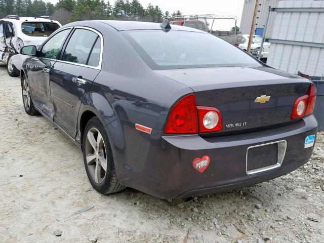1G1ZC5E0XCF250313 - 2012 CHEVROLET MALIBU 1LT 灰色 照片 3