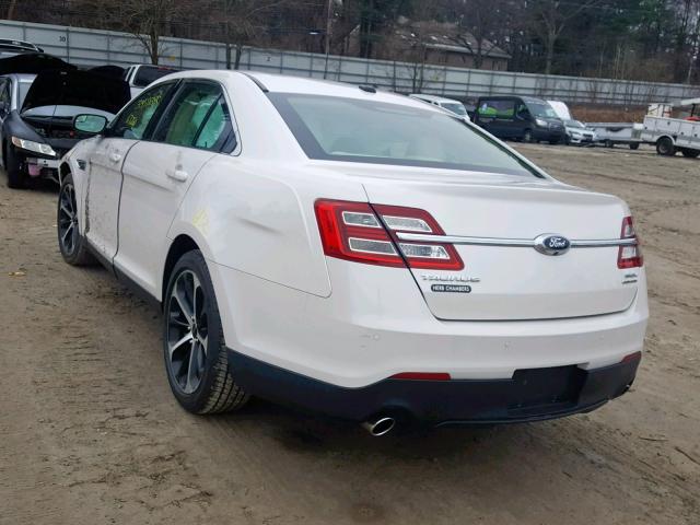 1FAHP2E81EG131094 - 2014 FORD TAURUS SEL WHITE photo 3