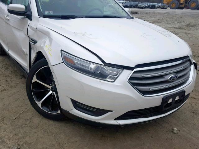 1FAHP2E81EG131094 - 2014 FORD TAURUS SEL WHITE photo 9