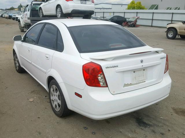 KL5JD52Z24K974287 - 2004 SUZUKI FORENZA S WHITE photo 3